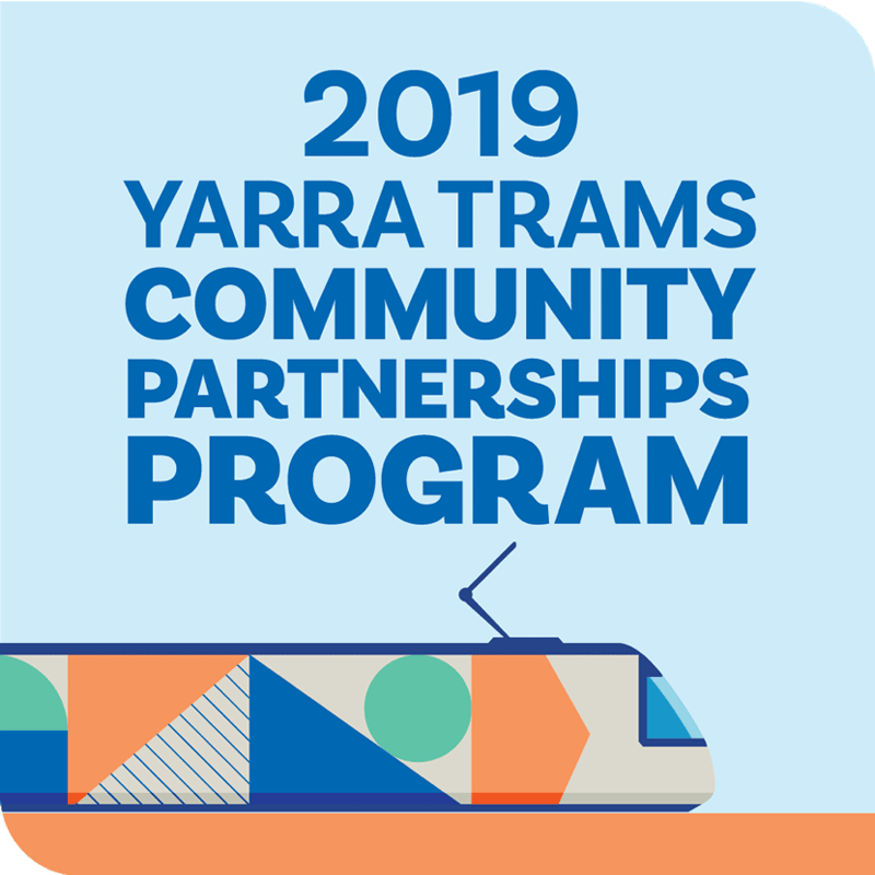 Yarra Trams 2019 Community Partnerships Program logo